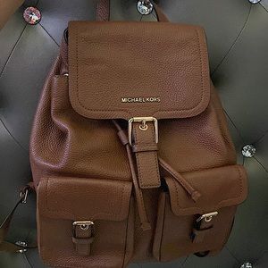 Leather Michael Kors Backpack